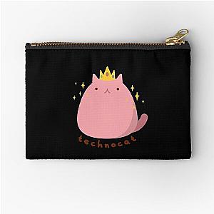 technoblade cat Zipper Pouch