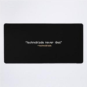 "Technoblade never dies" - Technoblade Desk Mat