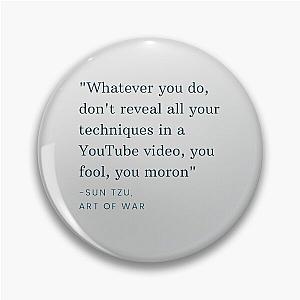 Sun Tzu art of war quote from technoblade's video Pin