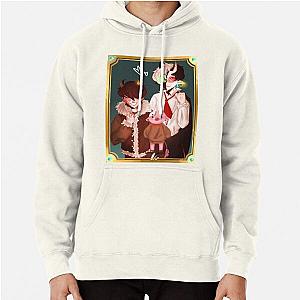 Technoblade Hoodies - Ranboo Tubbo Technoblade family portrait Bench Trio Pullover Hoodie RB0206