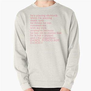 Technoblade Sweatshirts - Technoblade potato boy speech Pullover Sweatshirt RB0206