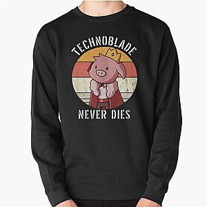 Technoblade Sweatshirts - Technoblade never dies Pullover Sweatshirt RB0206