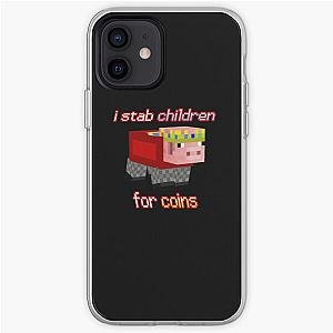 Technoblade Cases - Technoblade I stab Children for Coins iPhone Soft Case RB0206