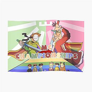 Technoblade Posters - Dream vs Technoblade Minecraft Championship (MCC) Poster RB0206