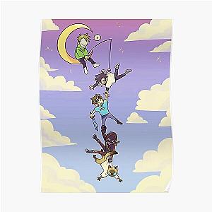 Technoblade Posters - Technoblade moon geblak Poster RB0206