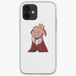 Technoblade Cases - Technoblade King Piggy Looks Around iPhone Soft Case RB0206