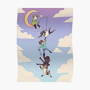 Technoblade Posters - Technoblade Moon Poster RB0206
