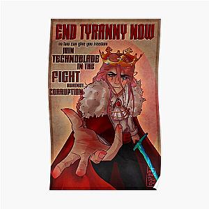 Technoblade Posters - Technoblade anarchy propaganda fanart Poster RB0206