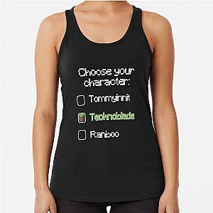 Technoblade Tank Tops - Choose your character Racerback Tank Top RB0206