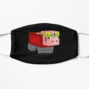 Technoblade Face Masks - Technoblade PIG Mask Flat Mask RB0206