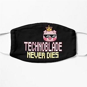 Technoblade Face Masks - Technoblade Never Dies Flat Mask RB0206