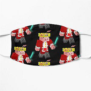 Technoblade Face Masks - Technoblade king Flat Mask RB0206