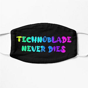 Technoblade Face Masks - Technoblade never dies Flat Mask RB0206