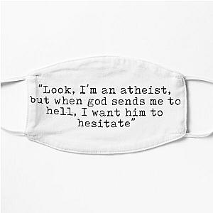 Technoblade Face Masks - Technoblade quote  Flat Mask RB0206