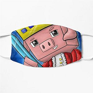 Technoblade Face Masks - Technoblade king merch Flat Mask RB0206
