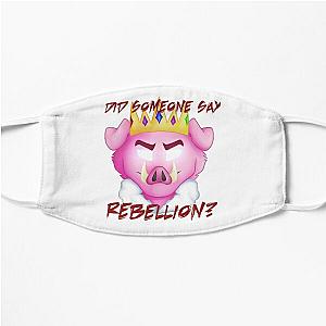Technoblade Face Masks - Did someone say rebellion? Flat Mask RB0206