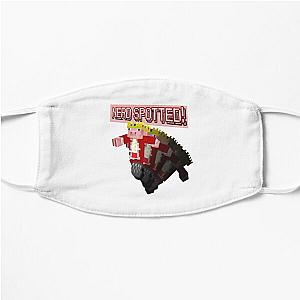 Technoblade Face Masks - Technoblade NERD SPOTTED! T-Shirt Flat Mask RB0206