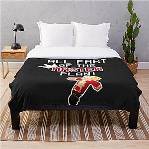 Technoblade Bedding Sets - Technoblade All Part Of the Master Plan! Throw Blanket RB0206