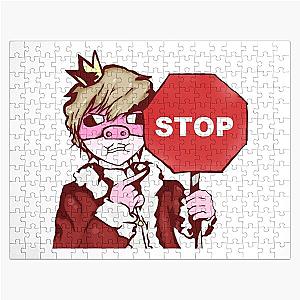 Technoblade Puzzles - Technoblade stop sign Jigsaw Puzzle RB0206