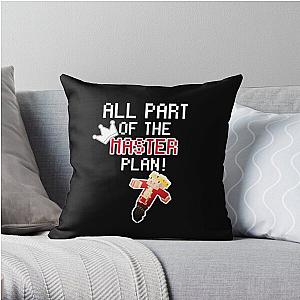 Technoblade Pillows - Technoblade All Part Of the Master Plan! Throw Pillow RB0206