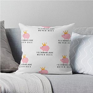Technoblade Pillows - Technoblade never dies Throw Pillow RB0206