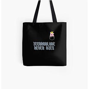 Technoblade Bags - Technoblade Never Dies Cosplay Video Gamer  All Over Print Tote Bag RB0206