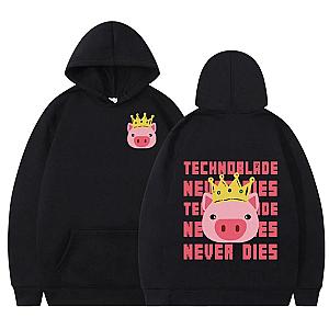 Technoblade Hoodies – Agro Logo Never Dies Pullover Hoodie