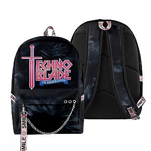 Technoblade Backpacks - Technoblade 15 Million Subs Black Tie Dye Backpack