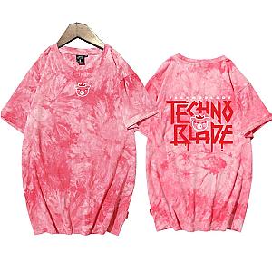 Technoblade T-Shirts – Argo Logo Technoblade Pink Tie Dye T-shirt