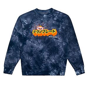 Technoblade Sweatshirts - TEKUNOBURĒDO Long Sleeve Tie Dye Sweatshirt