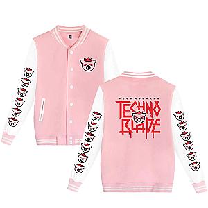 Dream SMP Technoblade Logo Unisex Pink Printed Jacket