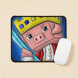Technoblade Mouse Pads - Pig King Minecraft Printed Mouse Pad