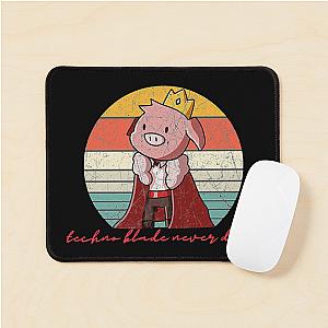 Technoblade Mouse Pads - Pig King Vintage Retro Printed Mouse Pad