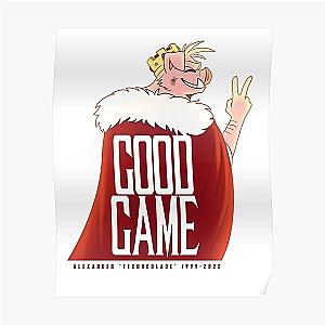 Technoblade Posters - GG Good Game Wall Decor Poster