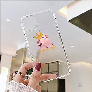 Technoblade Phone Cases - King Pig Art Print Soft Clear Phone Case