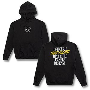 Technoblade SELF DEFENSE Printed Double Sides Pullover Hoodie