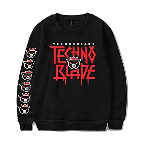 Technoblade Sweatshirts - 2D Print O-Neck Harajuku Round Collar Sweatshirt