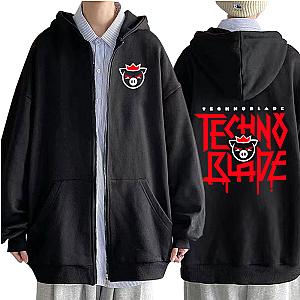 Technoblade Jackets - Hip Hop Streetwear Casual Hooded Jacket