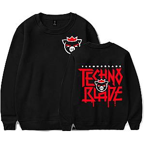 Technoblade Sweatshirts - Print Crewneck Long-Sleeved Unisex Sweatshirt