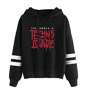 Technoblade Hoodies - Technoblade Unisex Pig Logo Pullover Hoodies