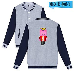 Technoblade 2D Printed Jacket - Kawaii Technoblade Baseball Jacket