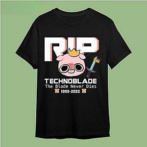 Technoblade T-Shirts – Rip Technoblade The Blade Never Dies Retro T-shirt