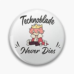 Technoblade Never Dies Pin - Technoblade Dream SMP Funny Pin Button