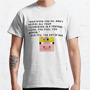 Technoblade T-Shirts - Sun Tzu Quote Classic T-Shirt RB0206