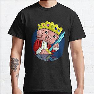 Technoblade T-Shirts - Technoblade Pig King Classic T-Shirt RB0206