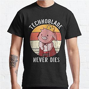 Technoblade T-Shirts - Technoblade Never Dies Classic T-Shirt