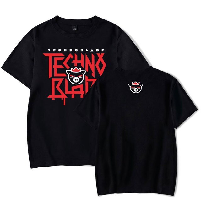 Technoblade Merch T shirt 2D Print Women Men Clothes Hot Sale Tops Short Sleeve 5.jpg 640x640 5 - Technoblade Store