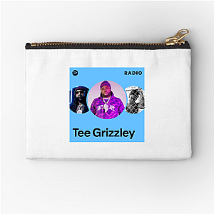 Hustle With Tee Tee Grizzley Zipper Pouches