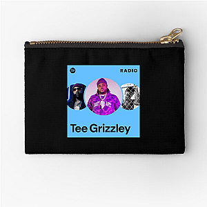 Hustle With Tee Tee Grizzley Zipper Pouches
