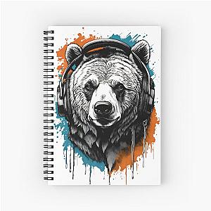 grizzley bear Spiral Notebook